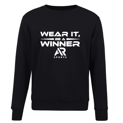 ARS Slogan Sweater Black