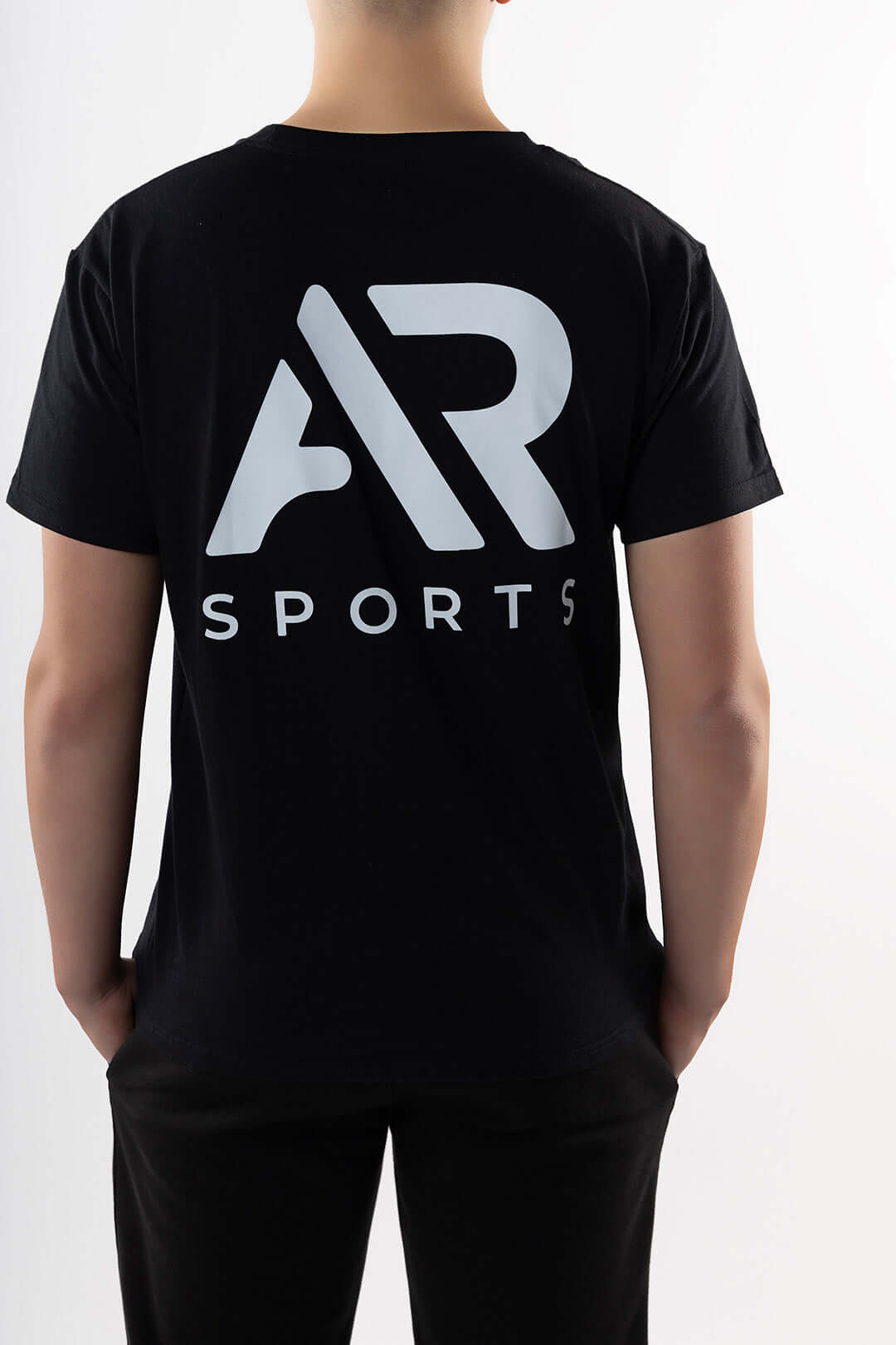 AR sports black t-shirt