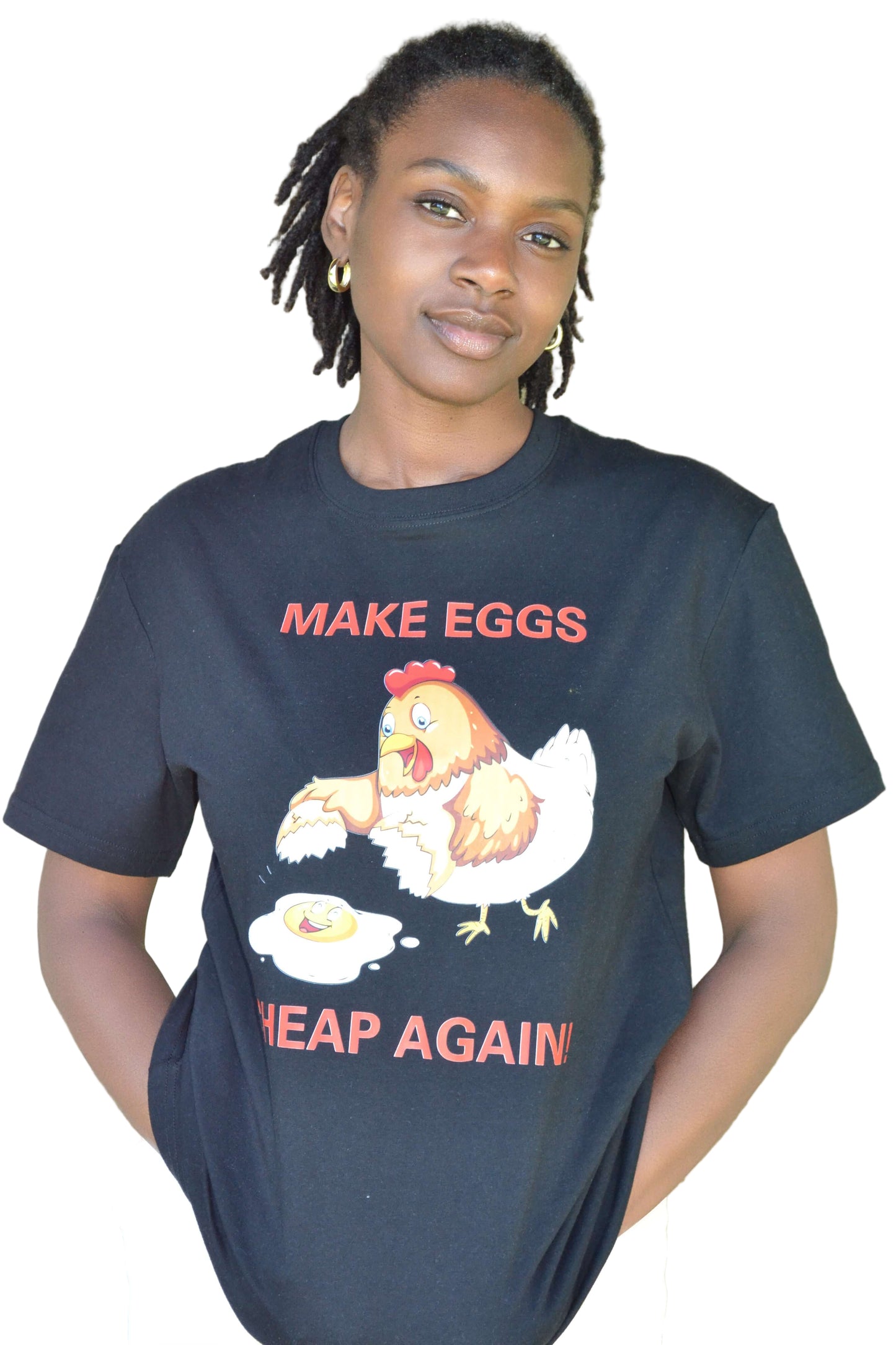 AR Sportswear Limited Edition Unisex Make Eggs Cheap Again Round Neck T-shirt 1