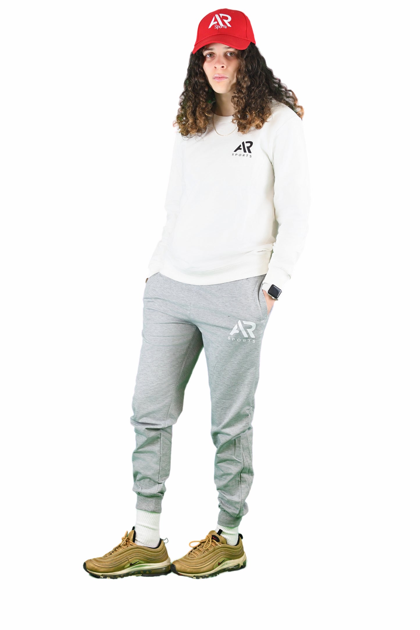 White Round Neck Sweater
