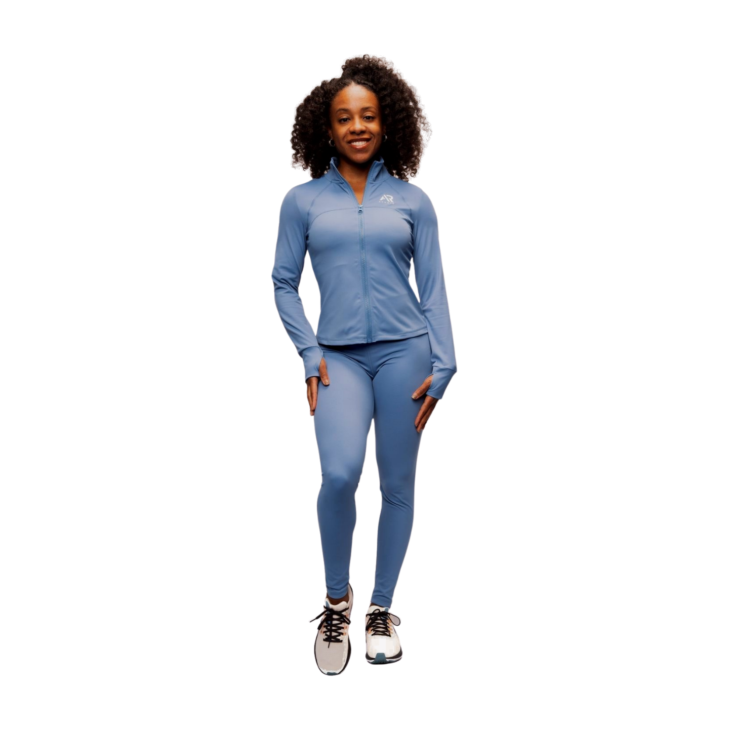 AR Sportswear Women's 2Pcs Full Zip lightweight Tracksuit