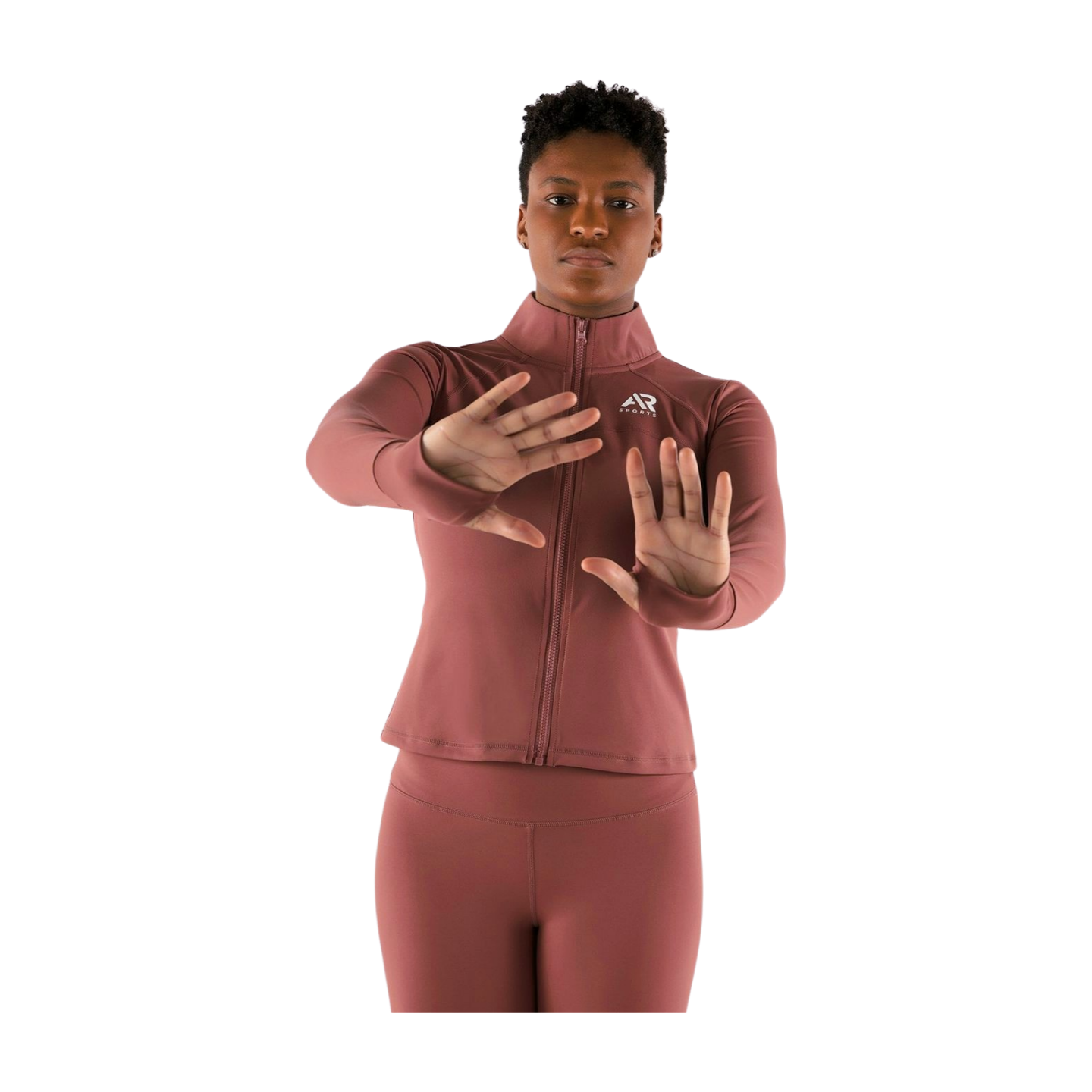 AR Sportswear Women's 2Pcs Full Zip lightweight Tracksuit
