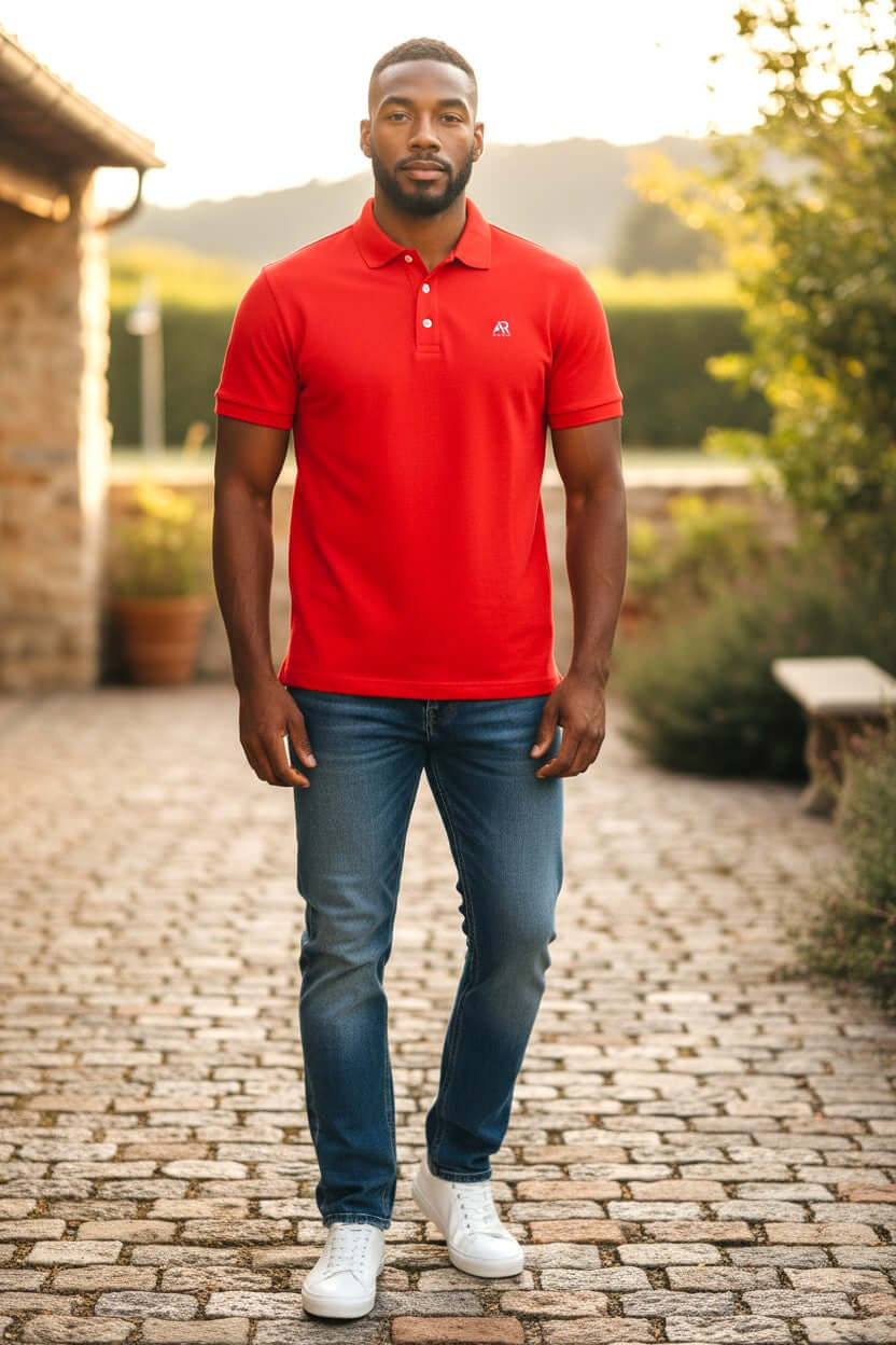 AR Sportswear Men's Stylish And Comfortable Polo Shirt.