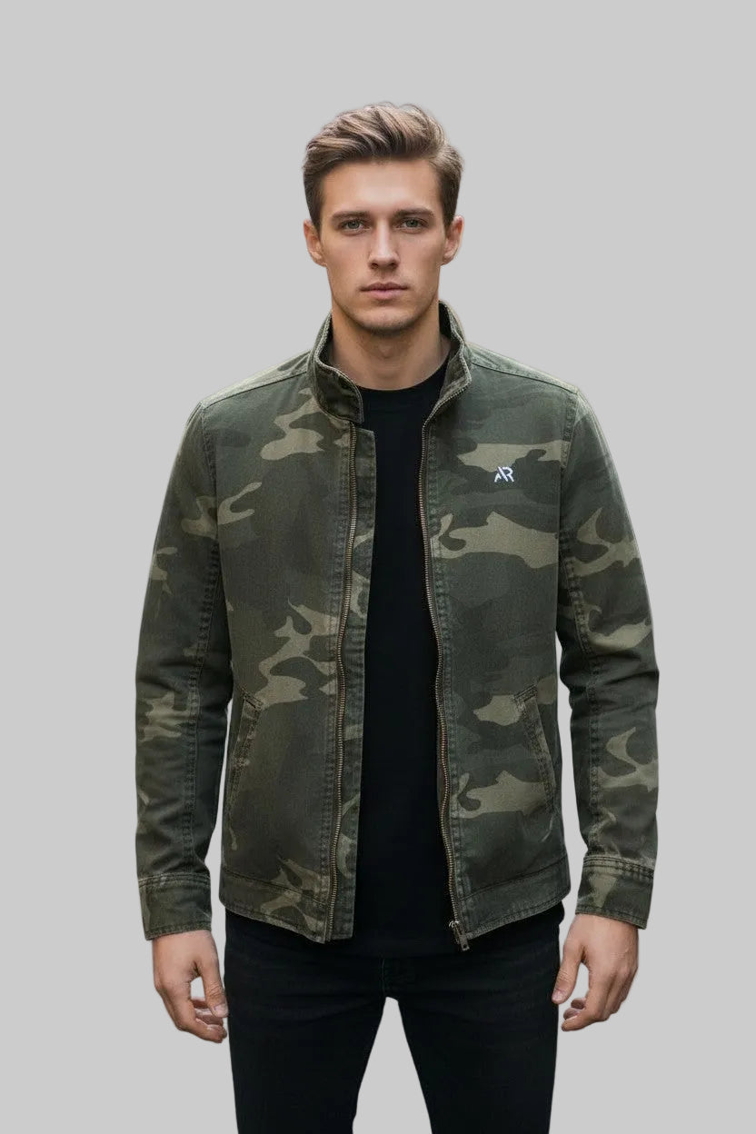 AR Sportswear Men's Camouflage Sports Casual Jacket