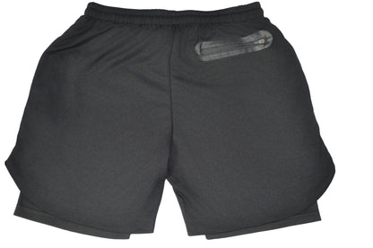 Black Compression Gym Shorts