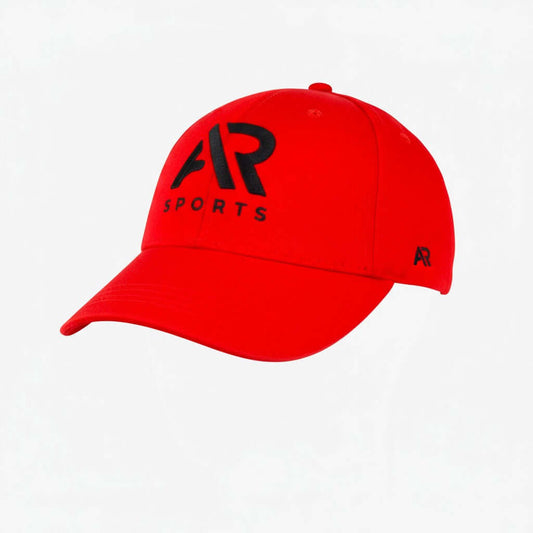 AR Sportswear Unisex Logo Cap / Hat Red