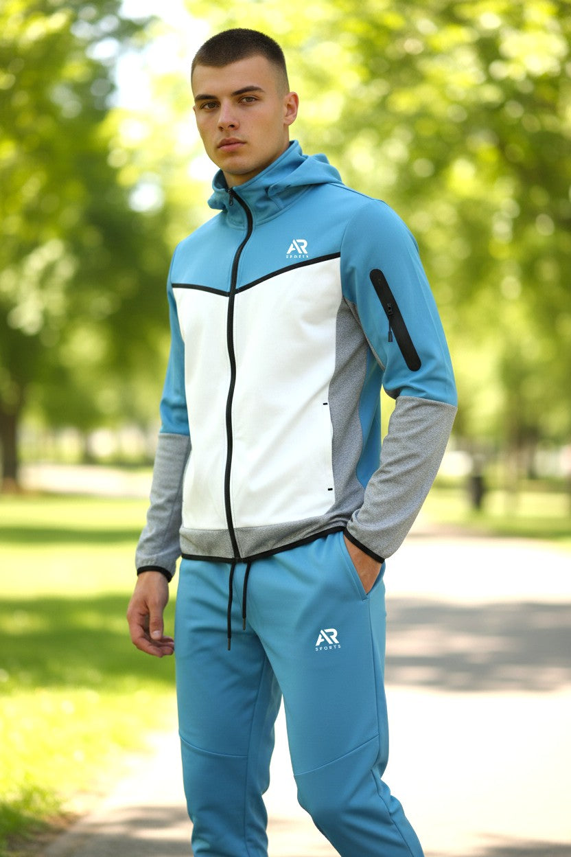 AR Sportswear Men's 2Pcs Hoodie Tracksuit
