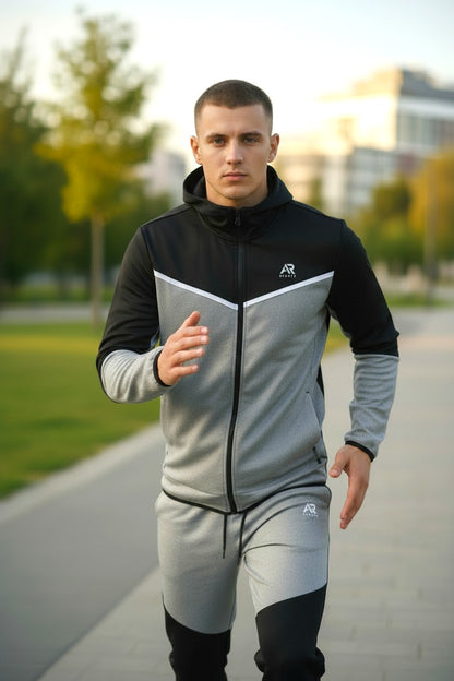 AR Sportswear Men's 2Pcs Hoodie Tracksuit