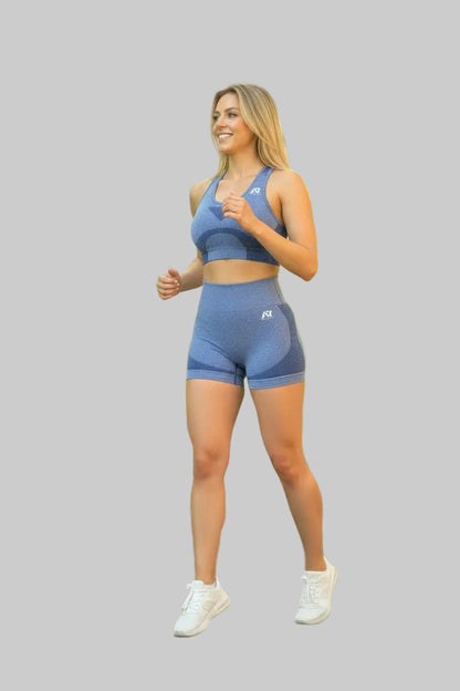 AR Sportswear Women's Gym Booty Shorts & Bra Set