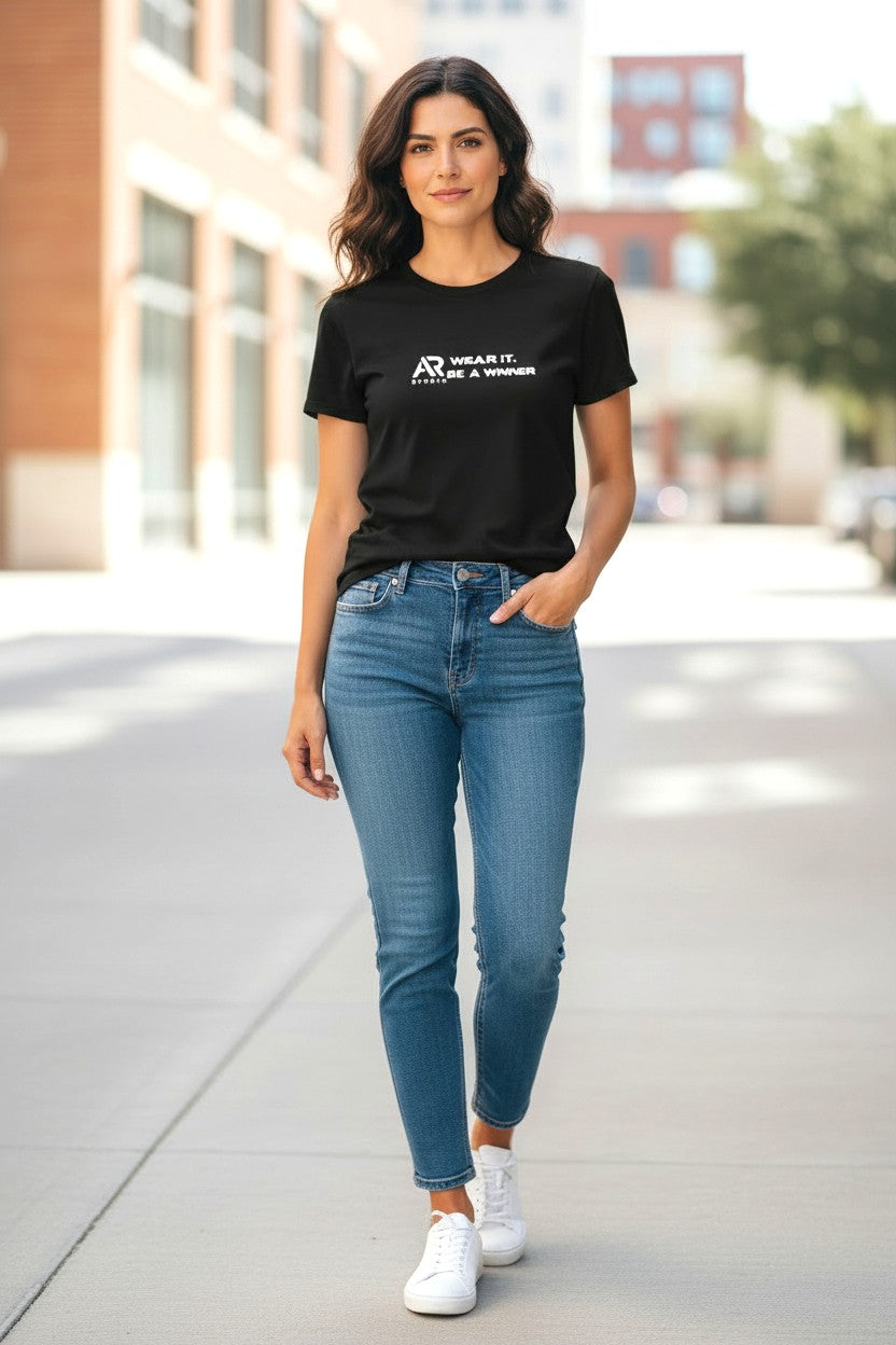 AR Sportswear Women's  Slogan T-Shirt