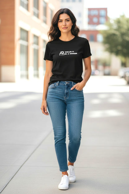 AR Sportswear Women's  Slogan T-Shirt