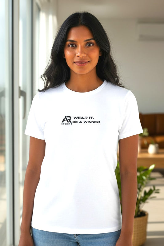 AR Sportswear Women's  Slogan T-Shirt