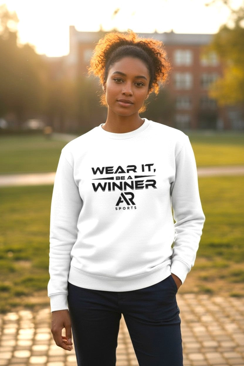 AR Sportswear Unisex  Round Neck long sleeves sweatershirt