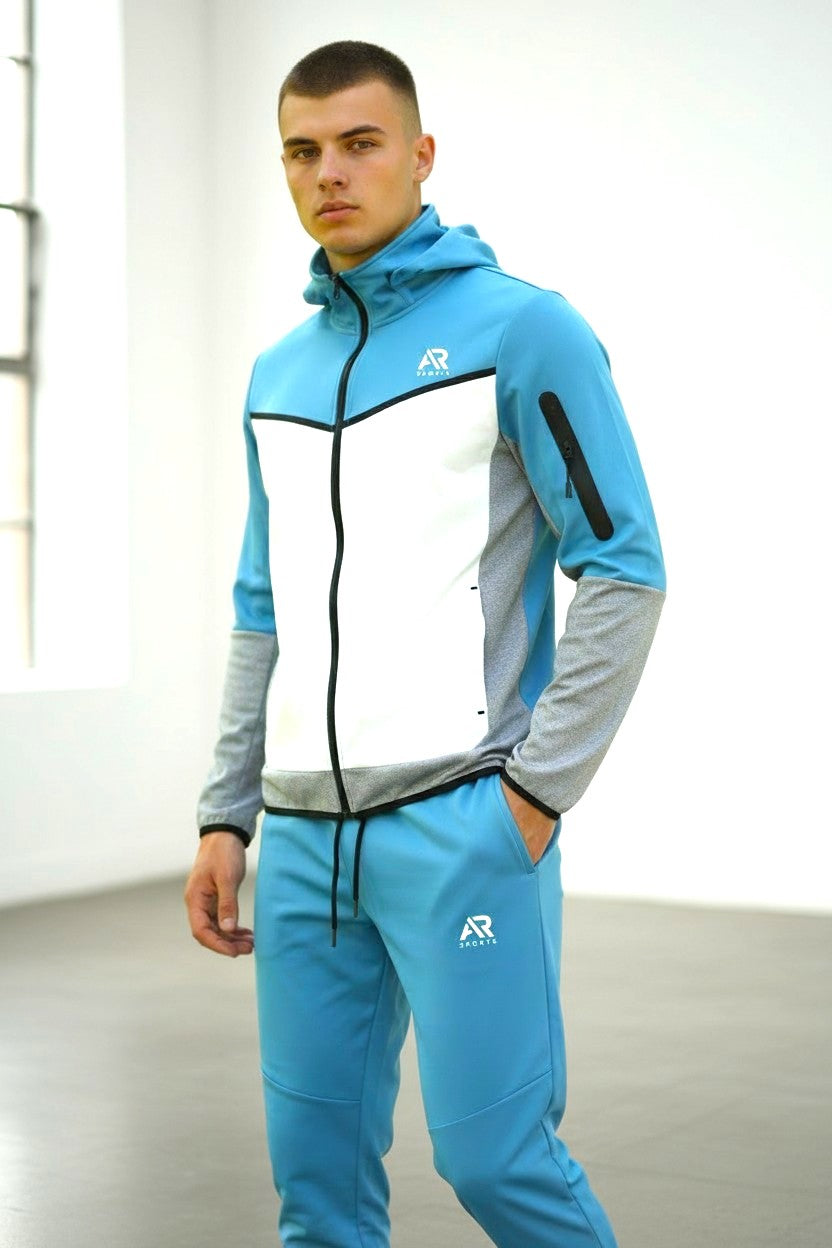 AR Sportswear Men's 2Pcs Hoodie Tracksuit