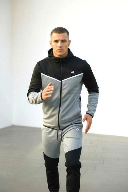 AR Sportswear Men's 2Pcs Hoodie Tracksuit
