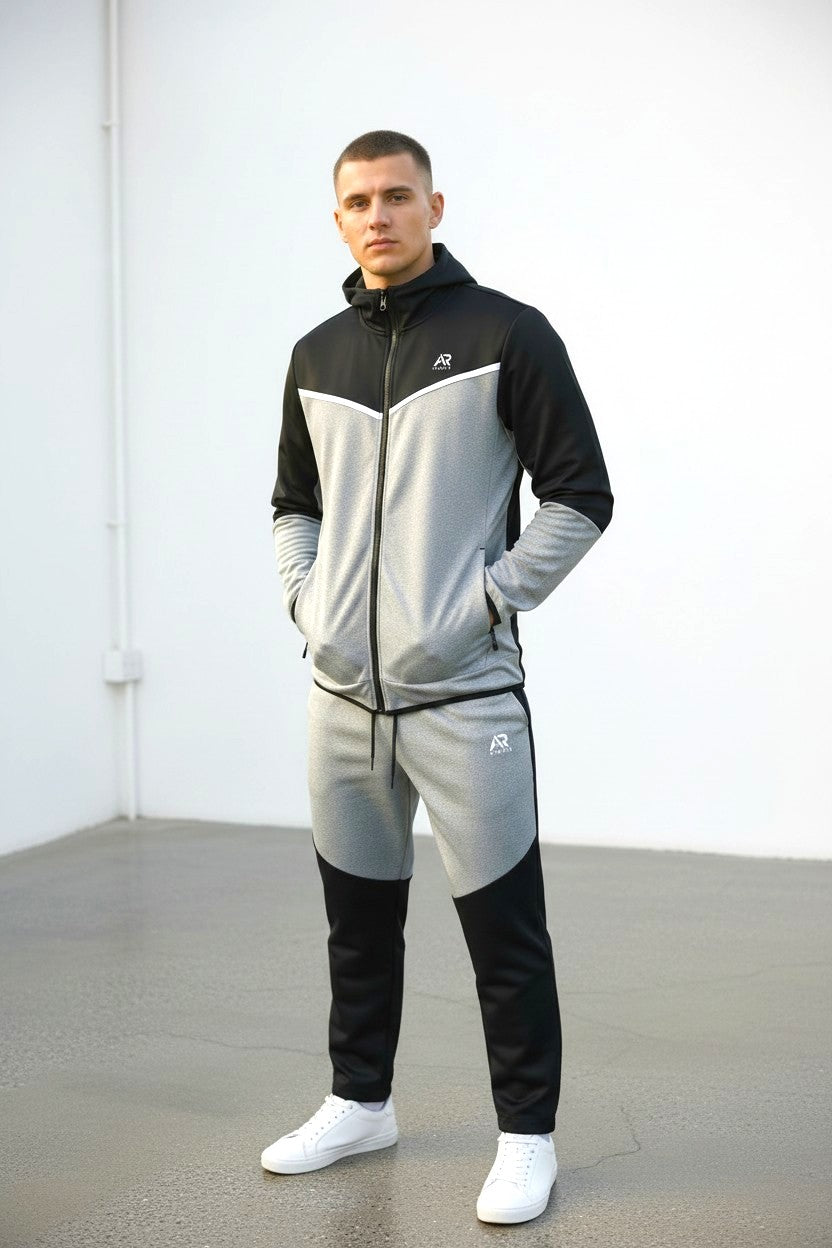 AR Sportswear Men's 2Pcs Hoodie Tracksuit