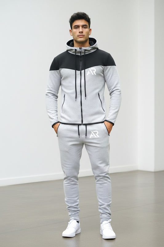 AR Sportswear Men's 2Pcs Lightweight  Hoodie Jogger Set