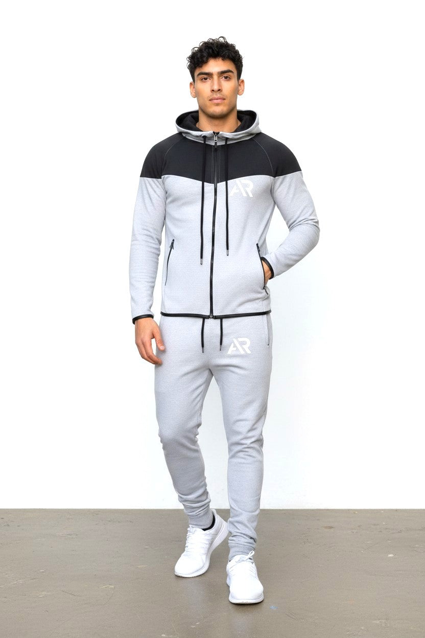 AR Sportswear Men's 2Pcs Lightweight  Hoodie Jogger Set
