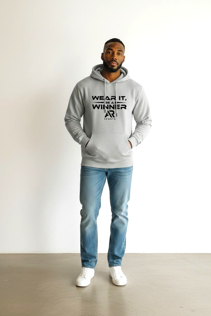 AR Sportswear Unisex Slogan Pouch Pocket  Hoodie