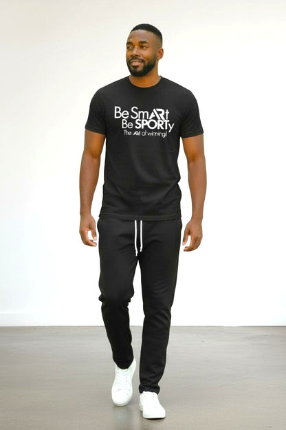 AR Sportswear Men's  Be Smart Be Sporty round neck T-Shirt