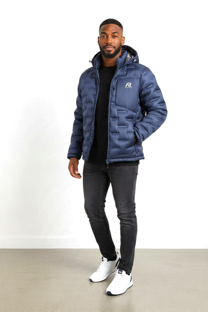 men's navy blue jacket