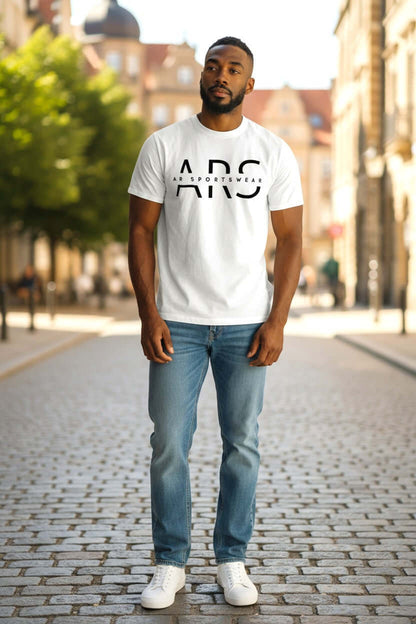 AR Sportwear Men's Classic ARS Logo T-Shirt