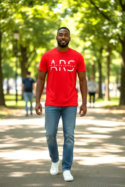 AR Sportwear Men's Classic ARS Logo T-Shirt