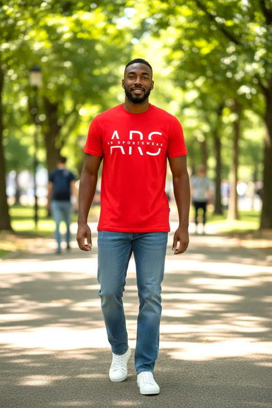 AR Sportwear Men's Classic ARS Logo T-Shirt