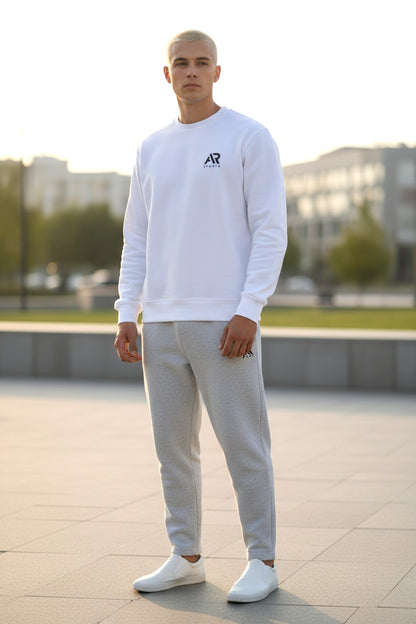 AR Sportswear Men's AR Classic Crew Neck Sweater