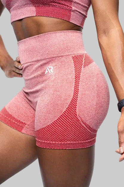 AR Sportswear Women's Gym Booty Shorts & Bra Set