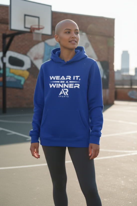 AR Sportswear Unisex Slogan Pouch Pocket  Hoodie