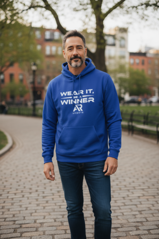 AR Sportswear Unisex Slogan Pouch Pocket  Hoodie