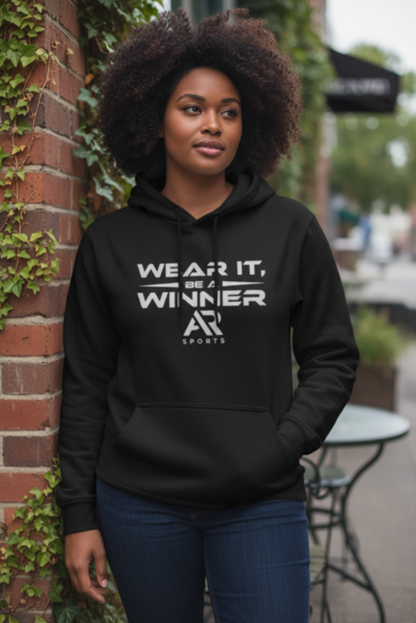 AR Sportswear Unisex Slogan Pouch Pocket  Hoodie
