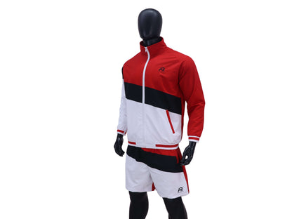 AR Sportswear Men's 2Pcs Track / Windbreaker Jacket With Matching Shorts