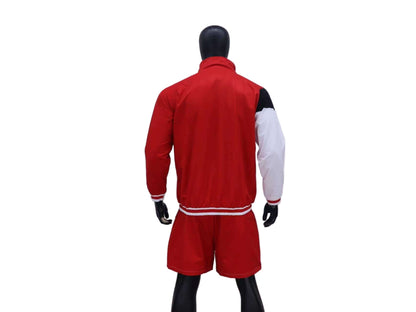 AR Sportswear Men's 2Pcs Track / Windbreaker Jacket With Matching Shorts