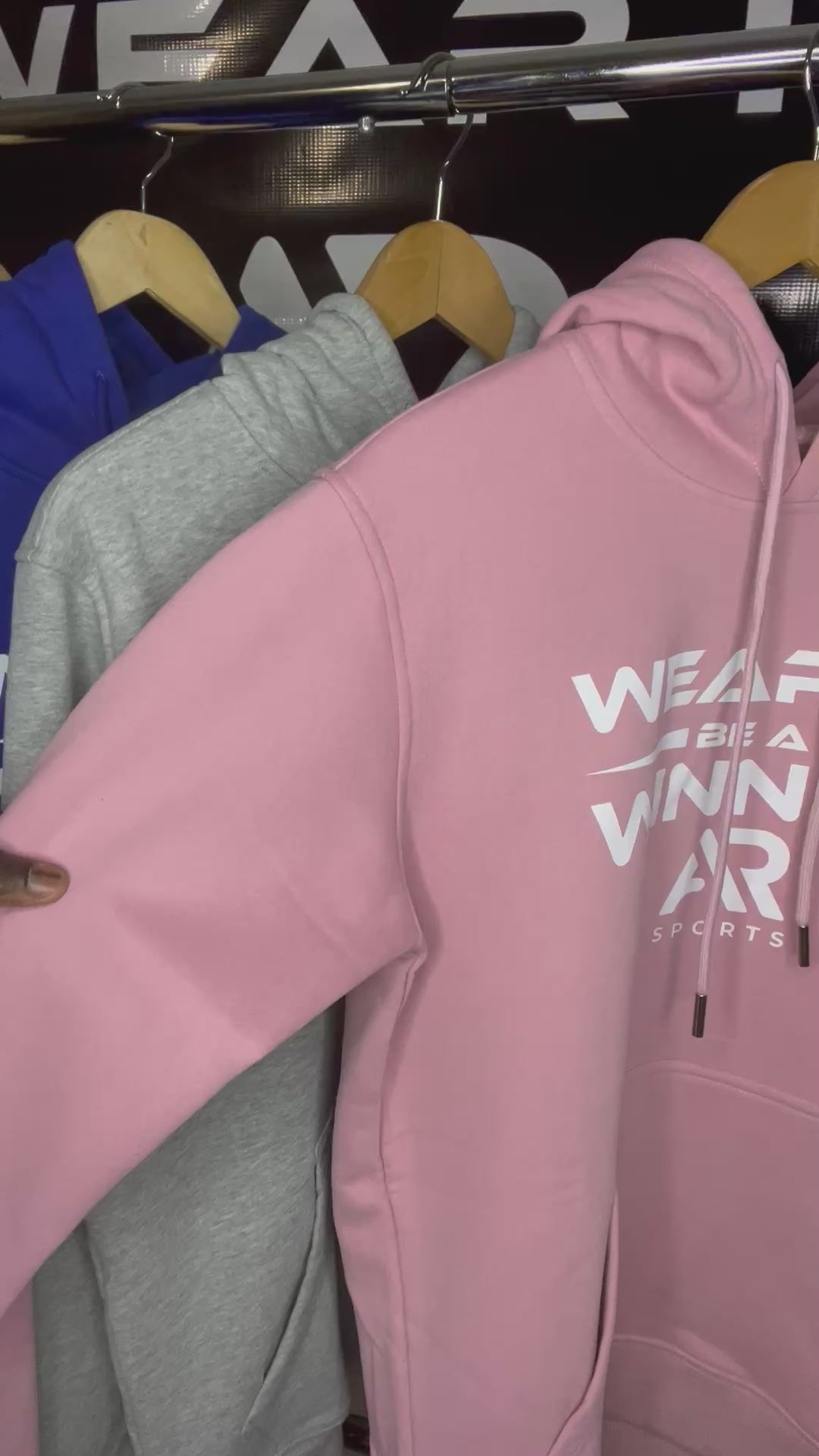 AR Sportswear Unisex Slogan Hoodie